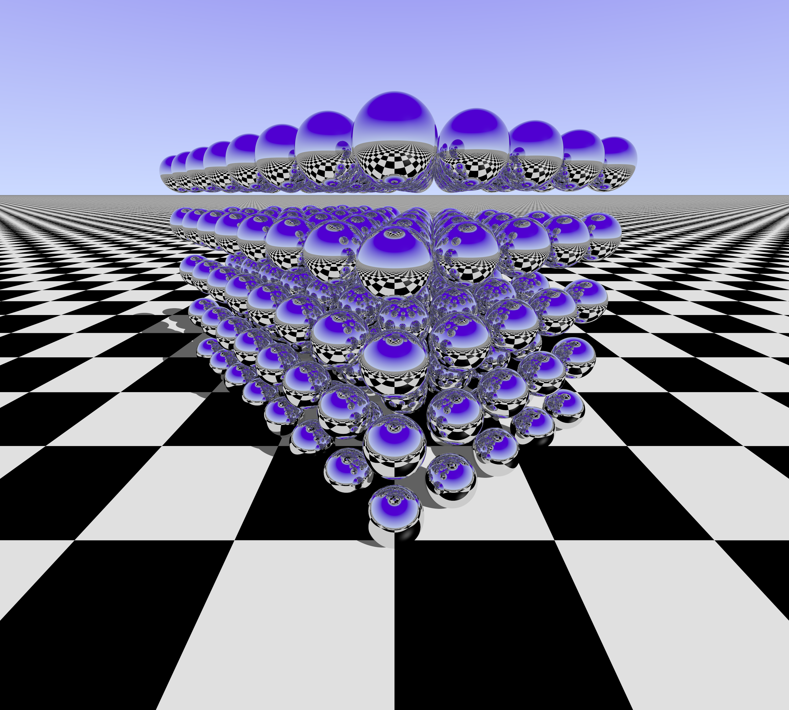 Sphere cube render