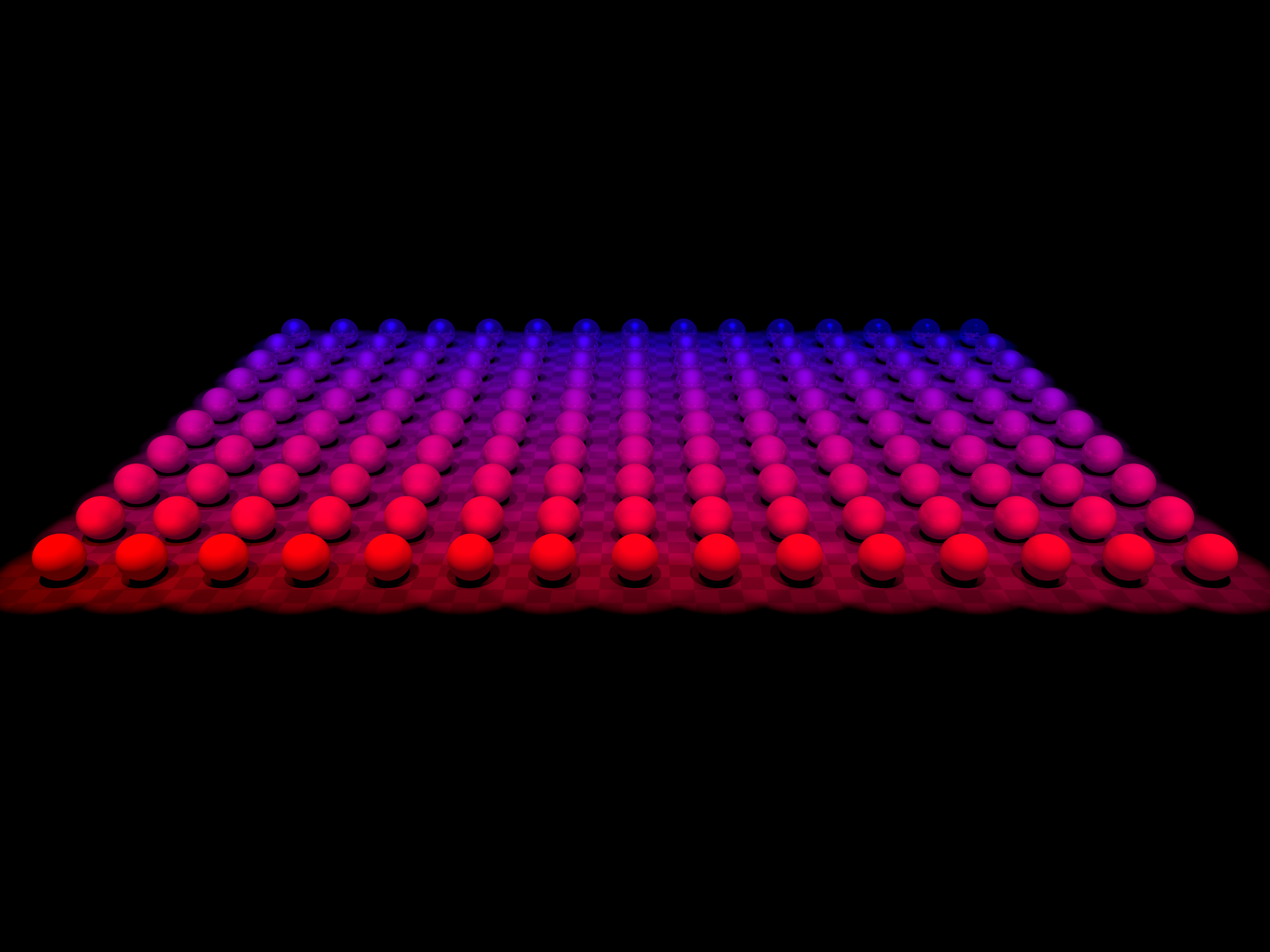 Ray-traced spheres
