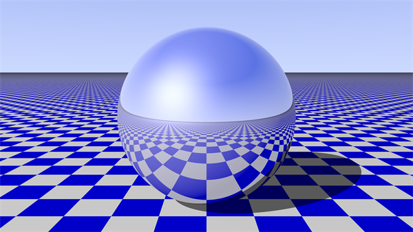 Typical sphere render